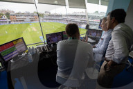 Prime Minister Rishi Sunak speaks to Test Match Special at Lord's