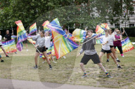 Pride in London parade 2023 in London, UK.
