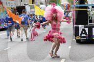 Pride in London parade 2023 in London, UK.