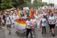 Pride in London parade 2023 in London, UK.