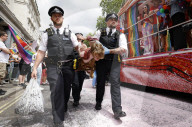 Pride in London parade 2023 in London, UK.