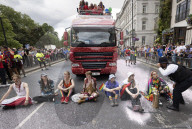 Pride in London parade 2023 in London, UK.