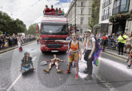 Pride in London parade 2023 in London, UK.