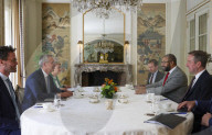 The Foreign Secretary James Cleverly Visits Brussels