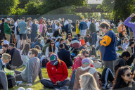 AELTC Championships Tennis queues, Wimbledon, London, UK.