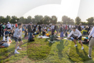 AELTC Championships Tennis queues, Wimbledon, London, UK.