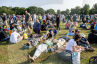 AELTC Championships Tennis queues, Wimbledon, London, UK.