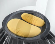 Rocking chair with 68 legs inspred by sea urchin.                             
