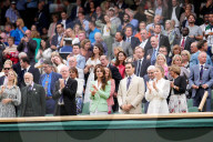 PEOPLE - Standing Ovation für Roger Federer in der Royal Box in Wimbledon