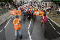 Just Stop Oil Protests London, UK.