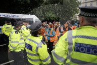 Just Stop Oil Protest in London, UK.