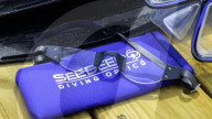 Underwater reading glasses bring the deep into focus.              