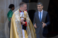 The Prime Minister Rishi Sunak attends NHS anniversary service