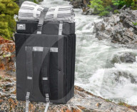 Foldable couch for comfy outdoors living.                 