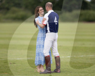 ROYALS -  Prinz William und Catherine beim Out-Sourcing Royal Charity Polo Cup 2023