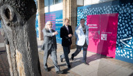 HRH The Duke of Edinburgh opens Fusebox, a new creative space for young people in Kingston at FUSEBOX, Kingston upon Thames, UK.