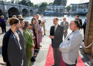 HRH The Duke of Edinburgh opens Fusebox, a new creative space for young people in Kingston at FUSEBOX, Kingston upon Thames, UK.
