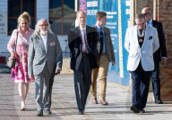 HRH The Duke of Edinburgh opens Fusebox, a new creative space for young people in Kingston at FUSEBOX, Kingston upon Thames, UK.