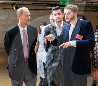 HRH The Duke of Edinburgh opens Fusebox, a new creative space for young people in Kingston at FUSEBOX, Kingston upon Thames, UK.