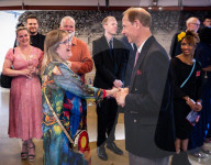 HRH The Duke of Edinburgh opens Fusebox, a new creative space for young people in Kingston at FUSEBOX, Kingston upon Thames, UK.