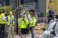 Car crashes into school in Wimbledon Common, London, UK.