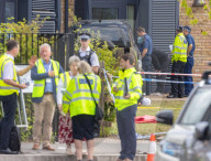 Car crashes into school in Wimbledon Common, London, UK.