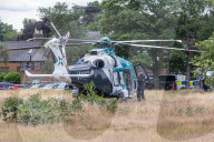 Car crashes into school in Wimbledon Common, London, UK.