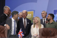 Prime minister Rishi Sunak attends the NATO Summit in Lithunia