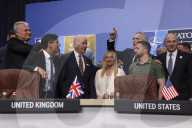 Prime minister Rishi Sunak attends the NATO Summit in Lithunia