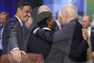 Prime minister Rishi Sunak attends the NATO Summit in Lithunia