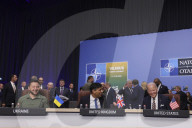 Prime minister Rishi Sunak attends the NATO Summit in Lithunia