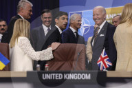 Prime minister Rishi Sunak attends the NATO Summit in Lithunia
