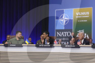 Prime minister Rishi Sunak attends the NATO Summit in Lithunia