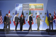 Prime minister Rishi Sunak attends the NATO Summit in Lithunia