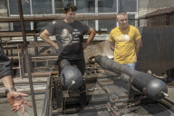 'It's simple and cheap': the volunteers making Ukraine's Trembita bomb