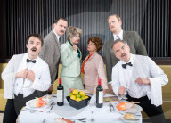 Faulty Towers The Dining Experience - celebrates their 15th Anniversary in UK at The President Hotel, London, UK.
12th July 2023 
Press photocall