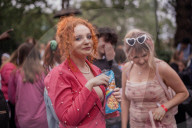 It's a Barbie world: film fans queue for London premiere