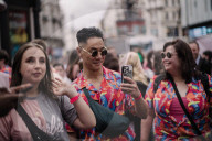 It's a Barbie world: film fans queue for London premiere
