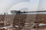 Grade II listed 163 year old Southport pier the oldest iron and the second longest pier in the UK.