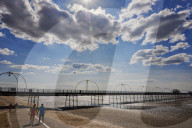 Grade II listed 163 year old Southport pier the oldest iron and the second longest pier in the UK.