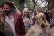 It's a Barbie world: film fans queue for London premiere