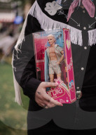 It's a Barbie world: film fans queue for London premiere
