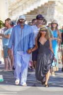 EXCLUSIVE - Steve Harvey et sa femme  Marjorie a  St-Tropez NW.