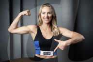 Sarah Lindsay at her gym Roar.