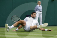 Wimbledon 2023 men's singles final in London, UK.