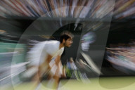 Wimbledon 2023 men's singles final in London, UK.