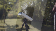 Gadget turns smart phone into a powerful telescope.               
