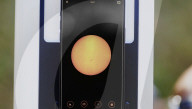 Gadget turns smart phone into a powerful telescope.               
