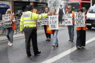 Just Stop Oil protest in London, UK.