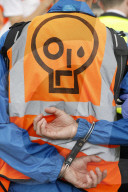 Just Stop Oil protest in London, UK.